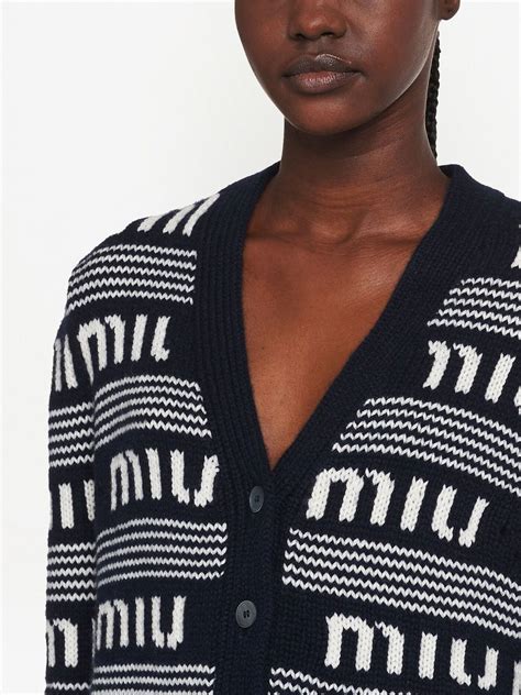 miu miu club cardigan